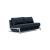 Cubed Deluxe Fabric Sofa Bed w/Chrome Legs, Queen Size