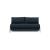 Cubed Deluxe Fabric Sofa Bed w/Chrome Legs, Queen Size