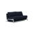 Cubed Deluxe Fabric Sofa Bed w/Chrome Legs, Queen Size