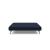 Cubed Deluxe Fabric Sofa Bed w/Chrome Legs, Queen Size