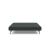 Cubed Deluxe Fabric Sofa Bed w/Chrome Legs, Queen Size