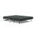 Cubed Deluxe Fabric Sofa Bed w/Chrome Legs, Queen Size