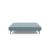 Cubed Deluxe Fabric Sofa Bed w/Chrome Legs, Queen Size