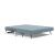 Cubed Deluxe Fabric Sofa Bed w/Chrome Legs, Queen Size