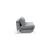 Cubed Deluxe Fabric Sofa Bed w/Chrome Legs, Queen Size