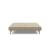 Cubed Deluxe Fabric Sofa Bed w/Chrome Legs, Queen Size