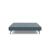 Cubed Deluxe Fabric Sofa Bed w/Chrome Legs, Queen Size