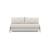 Cubed Deluxe Fabric Sofa Bed w/Chrome Legs, Queen Size