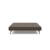 Cubed Deluxe Fabric Sofa Bed w/Chrome Legs, Queen Size