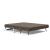 Cubed Deluxe Fabric Sofa Bed w/Chrome Legs, Queen Size
