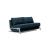 Cubed Deluxe Fabric Sofa Bed w/Chrome Legs, Queen Size
