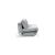 Cubed Deluxe Fabric Sofa Bed w/Chrome Legs, Queen Size