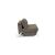 Cubed Deluxe Fabric Sofa Bed w/Chrome Legs, Queen Size