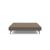 Cubed Deluxe Fabric Sofa Bed w/Chrome Legs, Queen Size