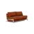 Cubed Deluxe Fabric Sofa Bed w/Chrome Legs, Queen Size