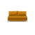 Cubed Deluxe Fabric Sofa Bed w/Chrome Legs, Full Size