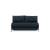 Cubed Deluxe Fabric Sofa Bed w/Chrome Legs, Full Size