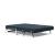 Cubed Deluxe Fabric Sofa Bed w/Chrome Legs, Full Size