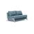 Cubed Deluxe Fabric Sofa Bed w/Chrome Legs, Full Size