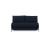 Cubed Deluxe Fabric Sofa Bed w/Chrome Legs, Full Size