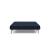 Cubed Deluxe Fabric Sofa Bed w/Chrome Legs, Full Size