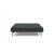 Cubed Deluxe Fabric Sofa Bed w/Chrome Legs, Full Size