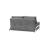 Cubed Deluxe Fabric Sofa Bed w/Chrome Legs, Full Size