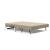 Cubed Deluxe Fabric Sofa Bed w/Chrome Legs, Full Size