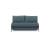 Cubed Deluxe Fabric Sofa Bed w/Chrome Legs, Full Size
