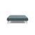 Cubed Deluxe Fabric Sofa Bed w/Chrome Legs, Full Size