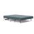 Cubed Deluxe Fabric Sofa Bed w/Chrome Legs, Full Size