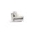 Cubed Deluxe Fabric Sofa Bed w/Chrome Legs, Full Size