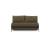 Cubed Deluxe Fabric Sofa Bed w/Chrome Legs, Full Size