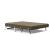 Cubed Deluxe Fabric Sofa Bed w/Chrome Legs, Full Size