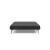 Cubed Deluxe Fabric Sofa Bed w/Chrome Legs, Full Size