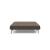Cubed Deluxe Fabric Sofa Bed w/Chrome Legs, Full Size