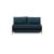 Cubed Deluxe Fabric Sofa Bed w/Chrome Legs, Full Size