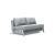 Cubed Deluxe Fabric Sofa Bed w/Chrome Legs, Full Size