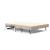 Cubed Deluxe Fabric Sofa Bed w/Chrome Legs, Full Size