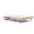 Cubed Deluxe Fabric Sofa Bed w/Chrome Legs, Full Size