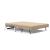 Cubed Deluxe Fabric Sofa Bed w/Chrome Legs, Full Size