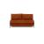 Cubed Deluxe Fabric Sofa Bed w/Chrome Legs, Full Size