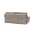 Cubed Deluxe Fabric Sofa Bed w/Aluminum Legs, Queen Size