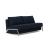 Cubed Deluxe Fabric Sofa Bed w/Aluminum Legs, Queen Size