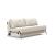 Cubed Deluxe Fabric Sofa Bed w/Aluminum Legs, Queen Size