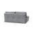 Cubed Deluxe Fabric Sofa Bed w/Aluminum Legs, Queen Size