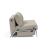 Cubed Deluxe Fabric Sofa Bed w/Aluminum Legs, Queen Size