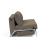 Cubed Deluxe Fabric Sofa Bed w/Aluminum Legs, Queen Size