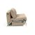 Cubed Deluxe Fabric Sofa Bed w/Aluminum Legs, Queen Size