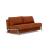 Cubed Deluxe Fabric Sofa Bed w/Aluminum Legs, Queen Size